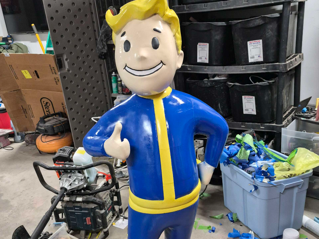 Life-Size Fallout BubbleHead 101 3D Model