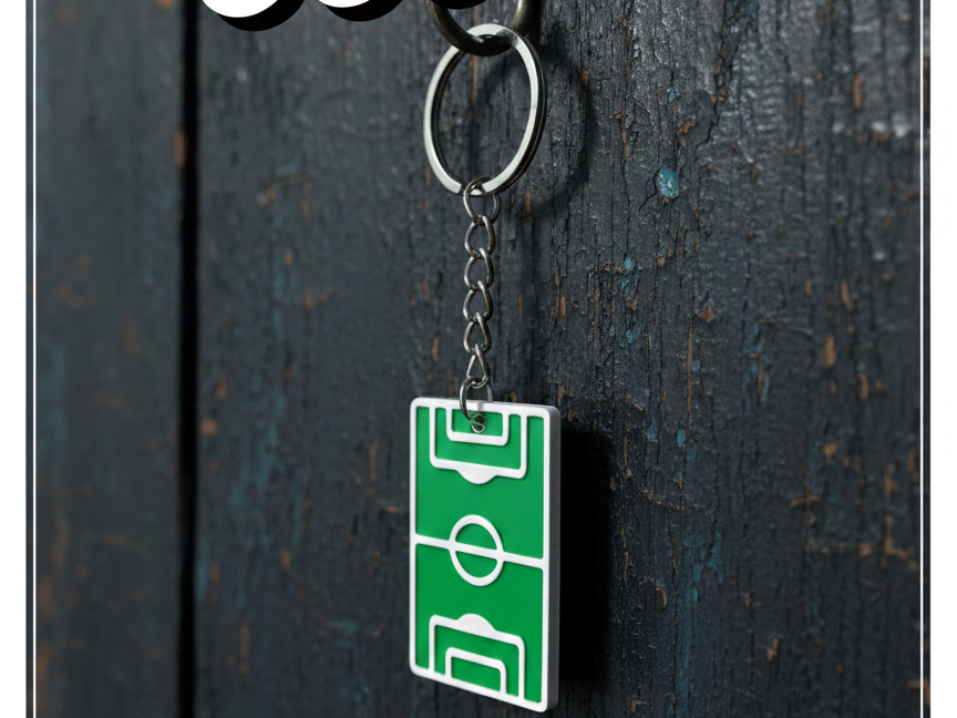 Mini Football Field Keychain
