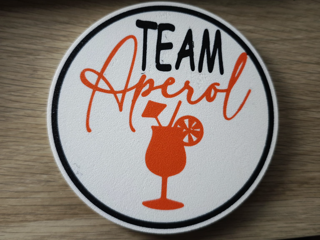 Team Aperol Gläser Untersetzer