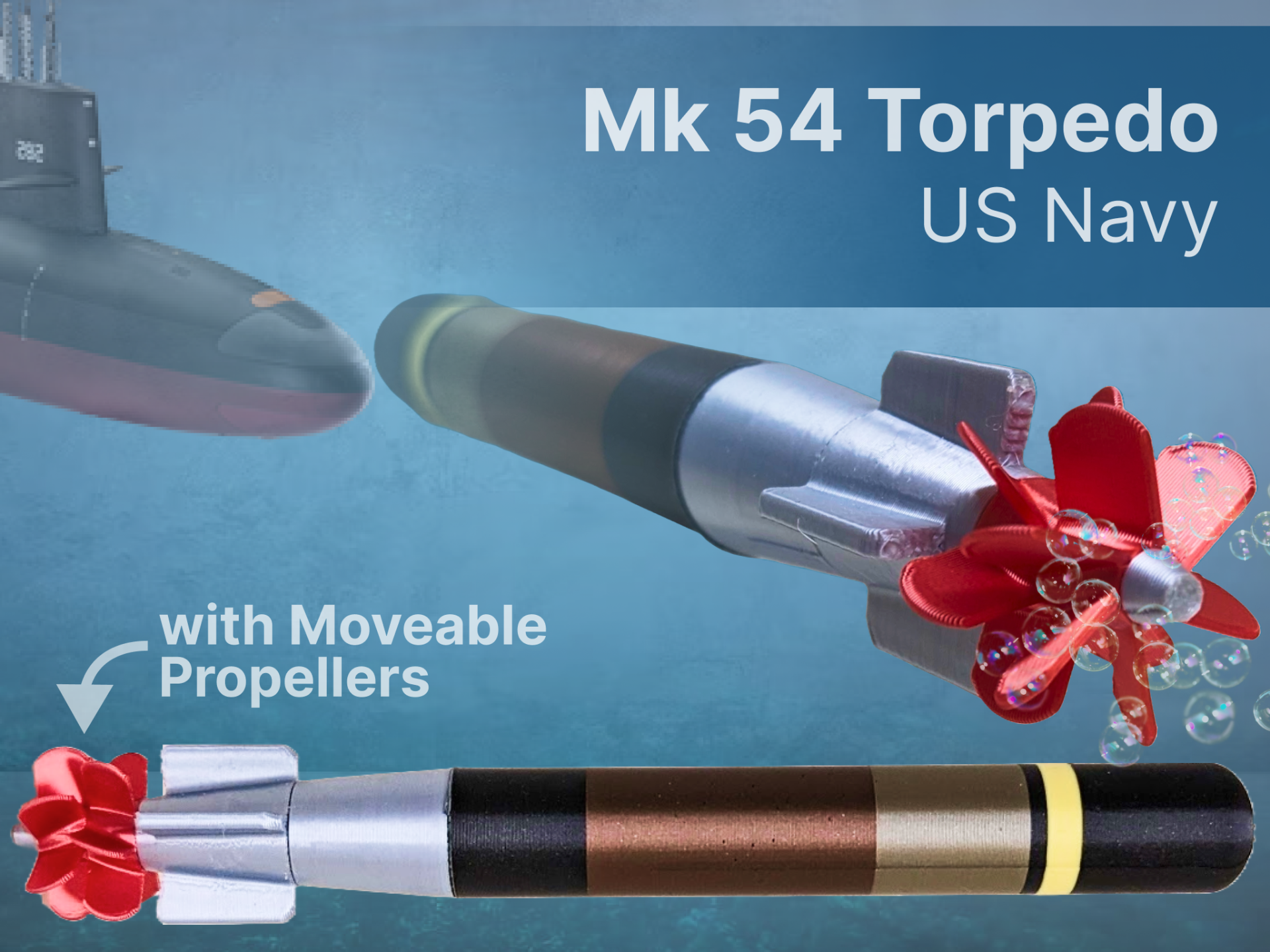 Mk 54 Torpedo | Movable Propellers | US Navy