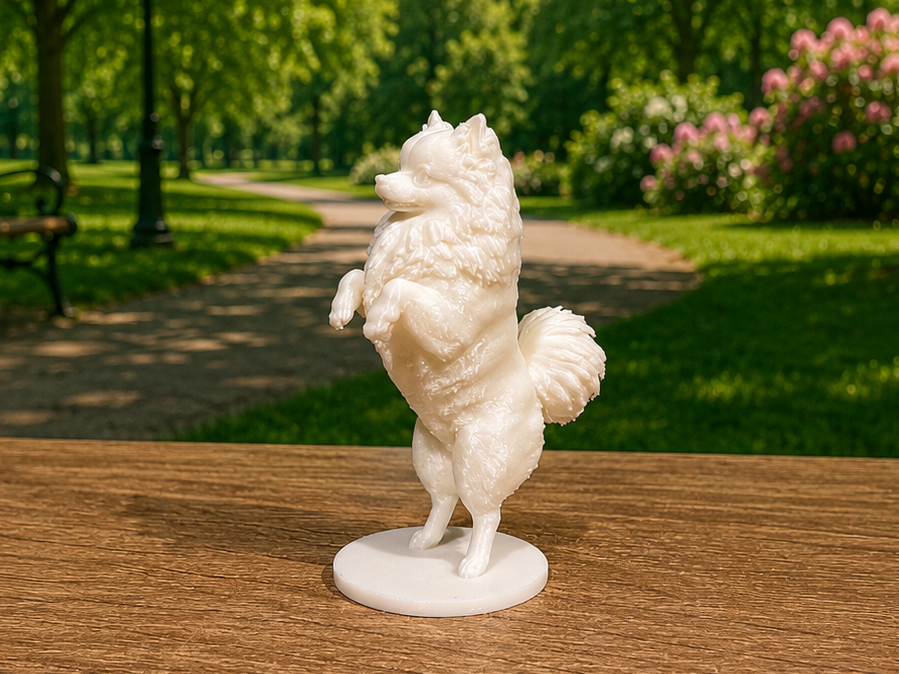 Command: Stand up! (Begging!) - Pomeranian - Dog