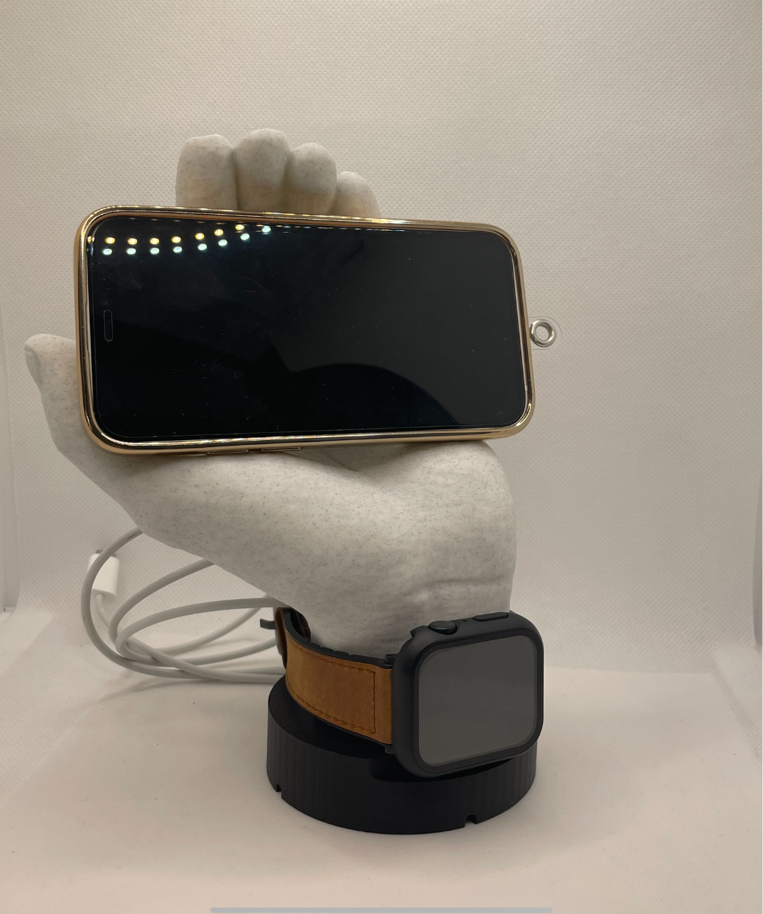Hand smartphone / smartwatch holder