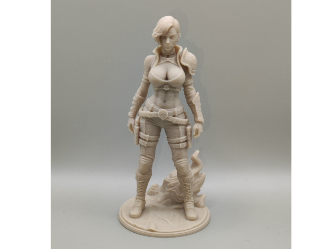 Mythpunk  style girl figurine