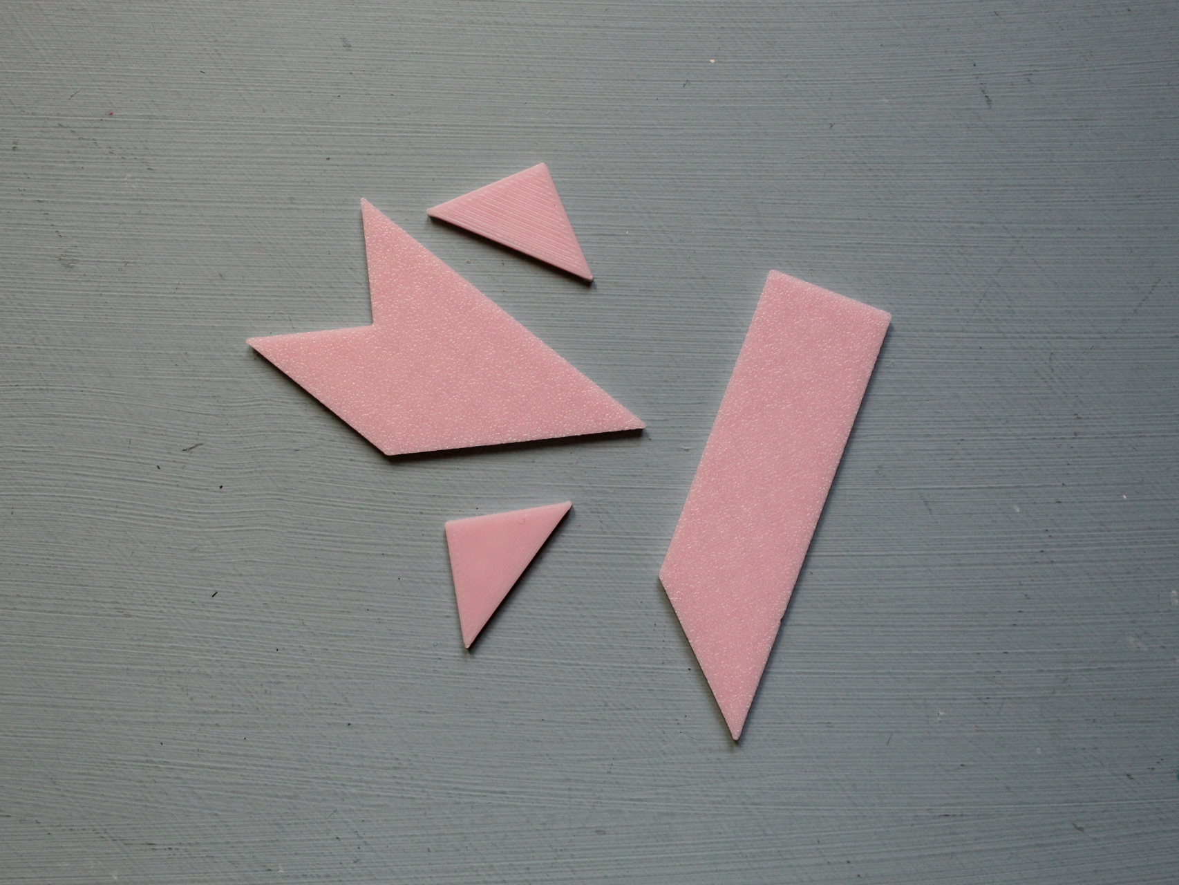 Rompicapo Lettera T - Puzzle in 4 Pezzi (39)