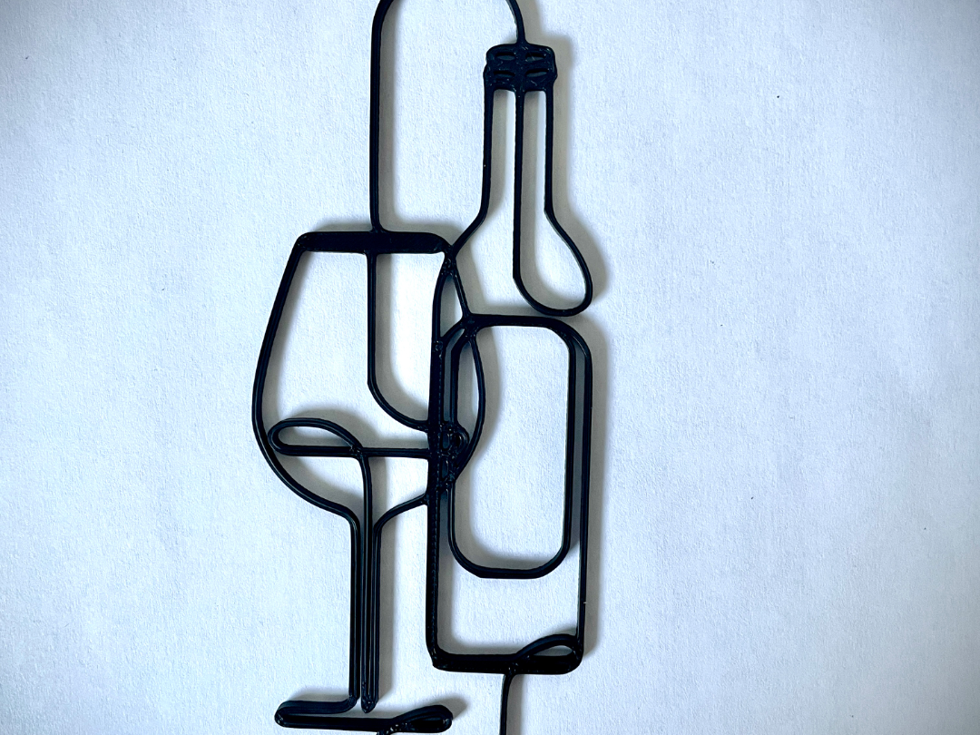 Wandkunst Wein