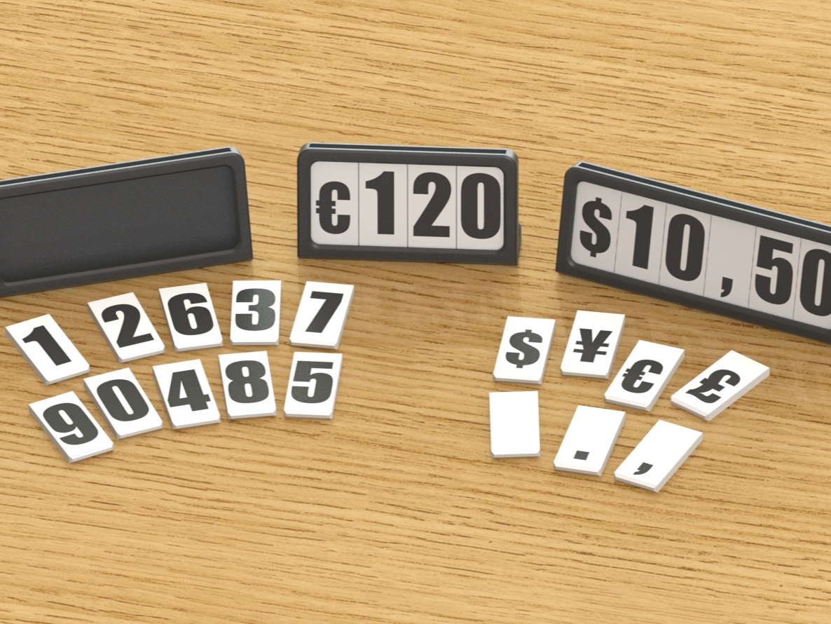 Minimal Price Tag design
