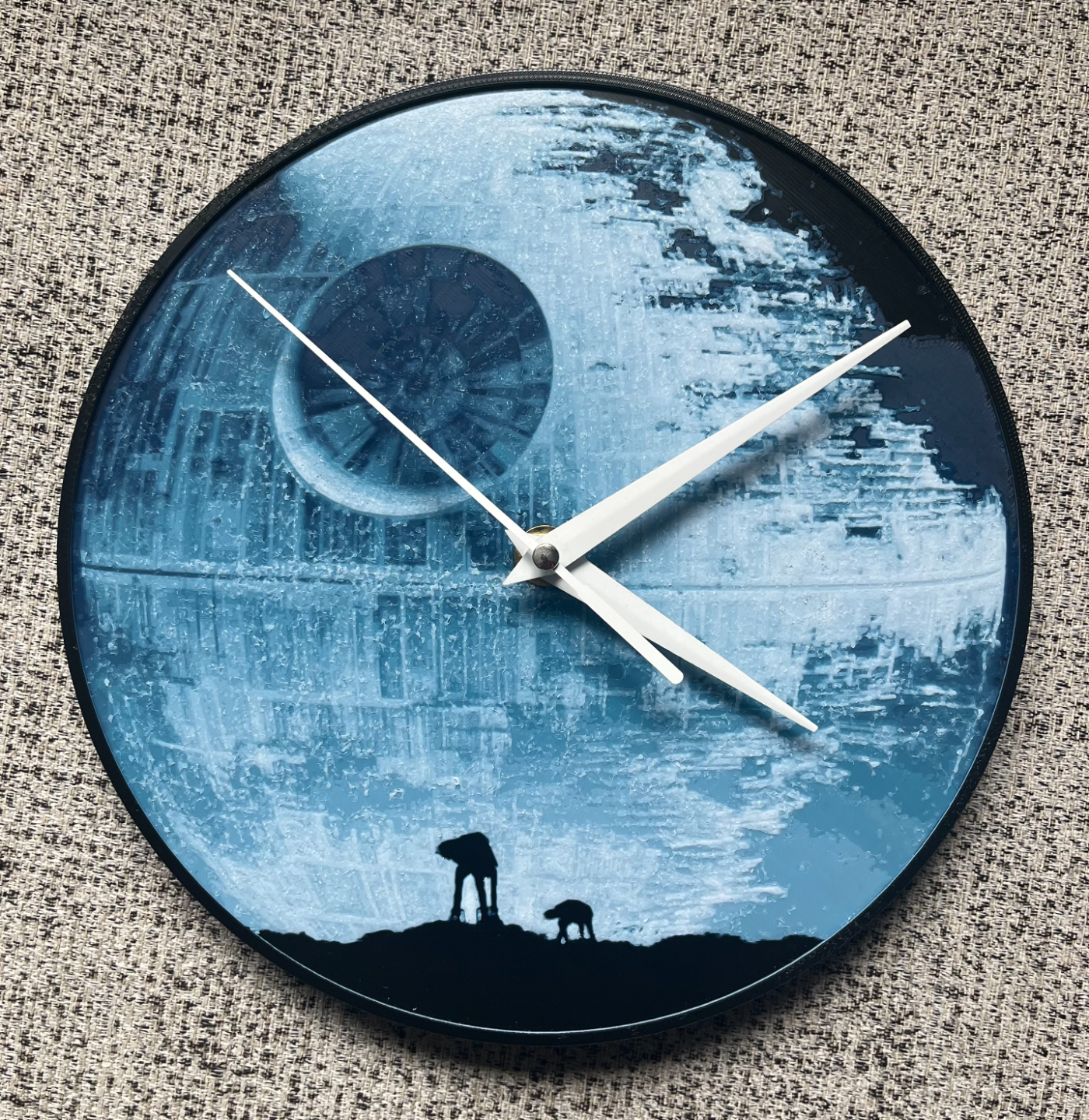 Death star clock Hueforge