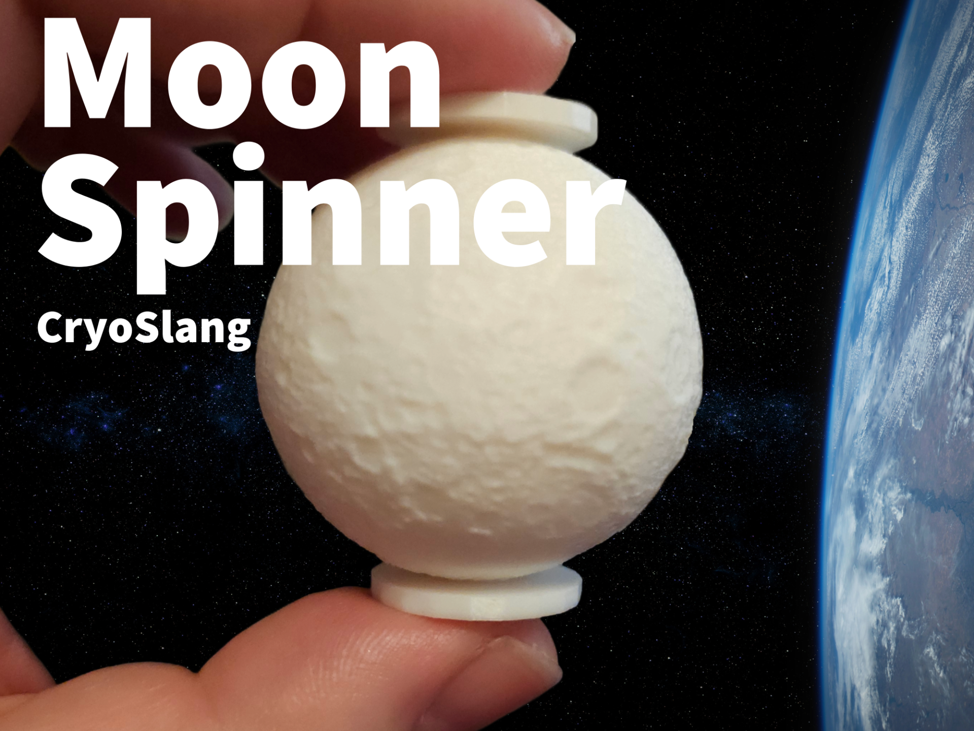 Moon Spinner - Out of this world spinner toy
