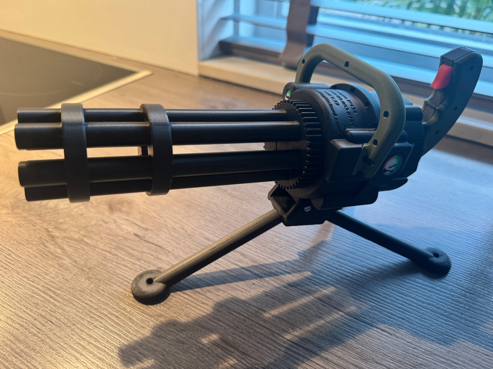 mini gun,  gatling gun model 12inch big