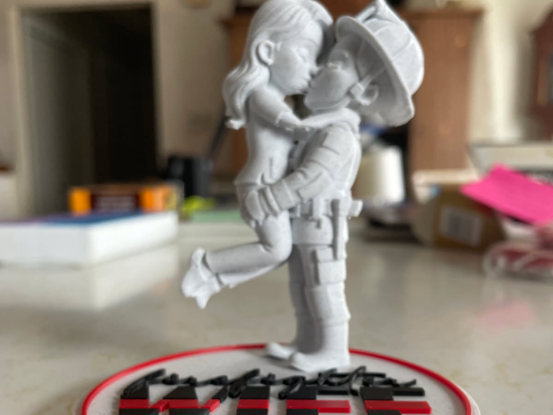 Firefighter Statue