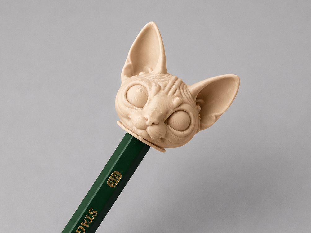Sphynx Cat Pencil Topper