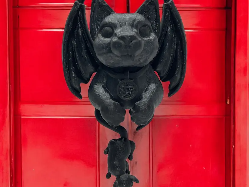 Vampire Cat Door Knocker