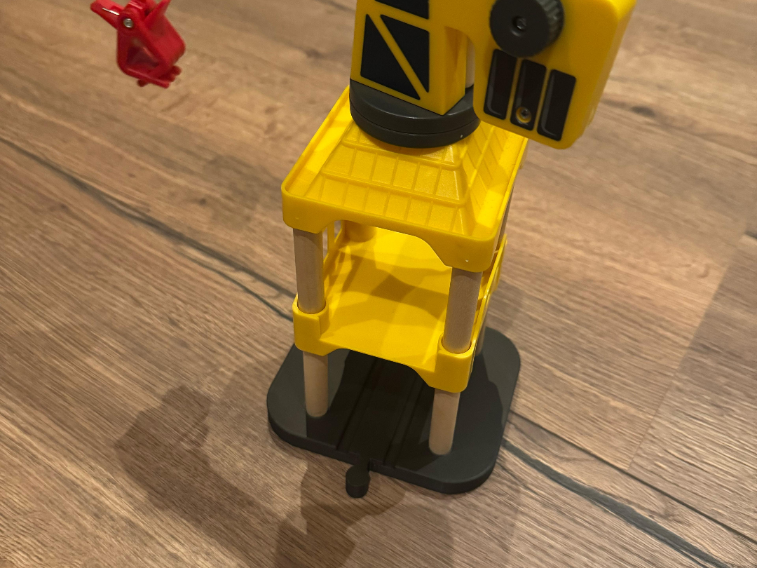 Playtive Lidl Kran Unterteil Holzeisenbahn (Brio)