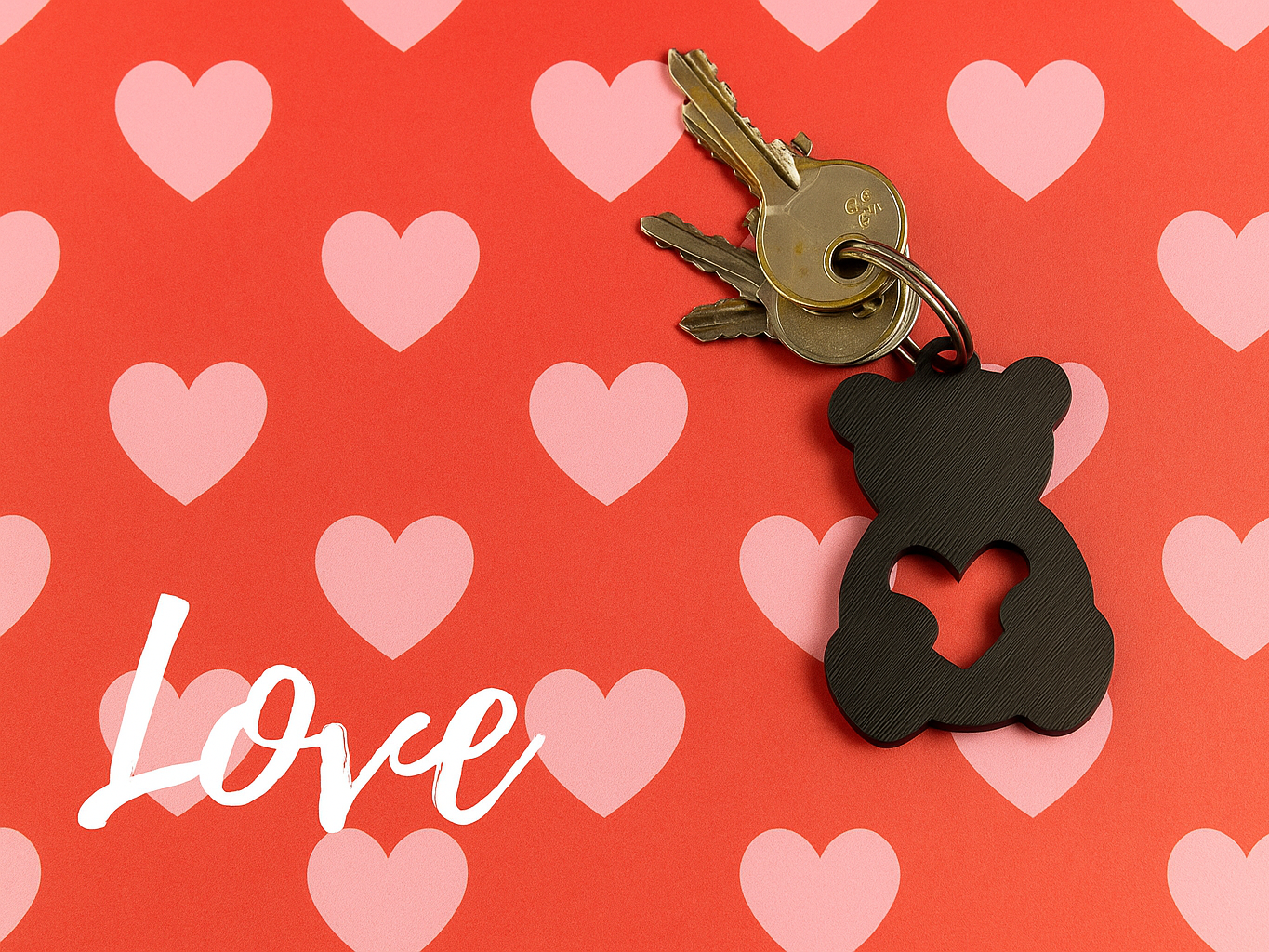 Bear Love Keychain