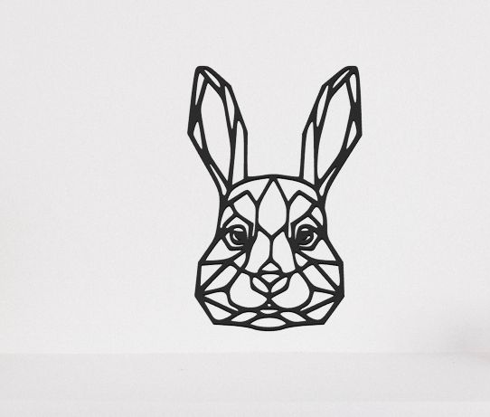 2D low poly Rabbit