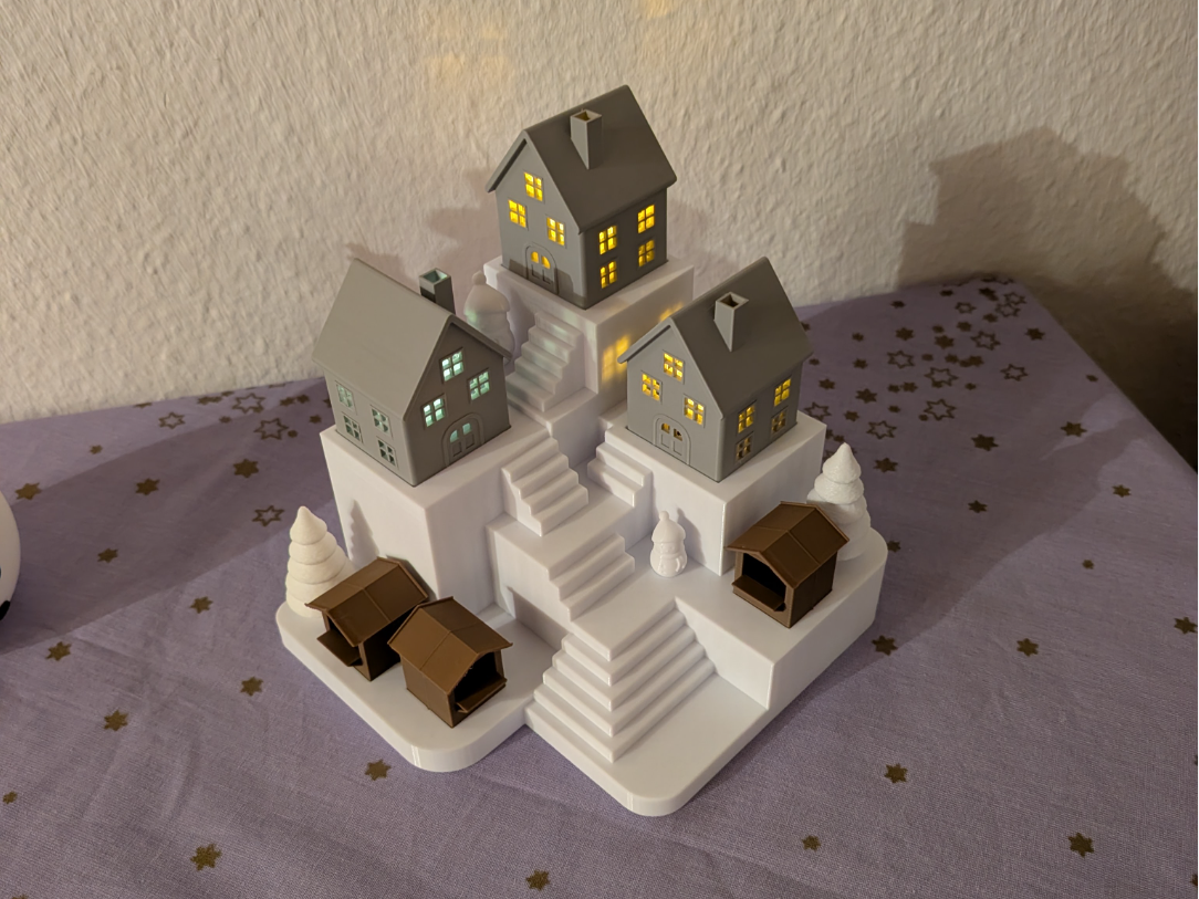 (NO AMS) Christmas village