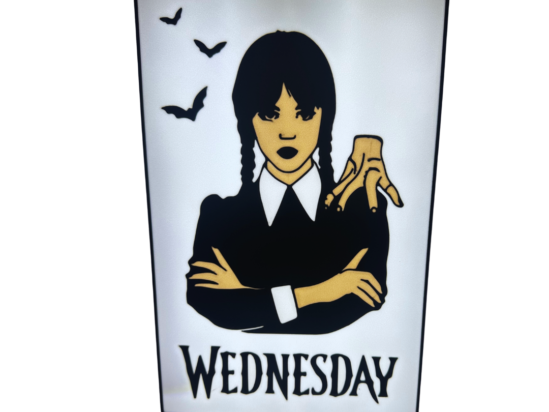 Wednesday Addams and Thing Lightbox