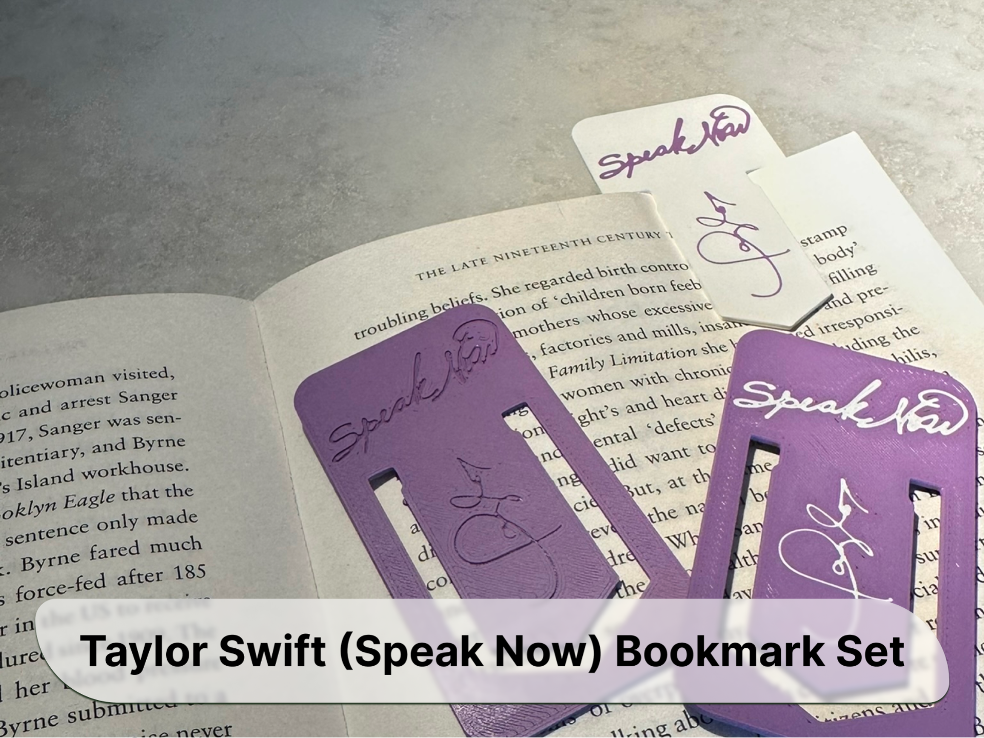 Taylor Swift - Speak Now - bookmarks (AMS/no AMS)