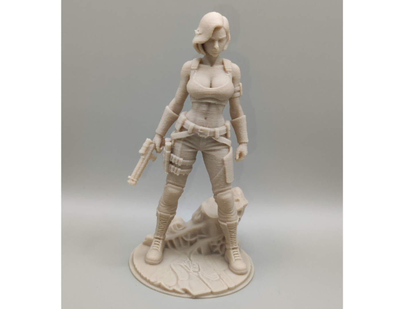 Action Girl with a Gun figurine