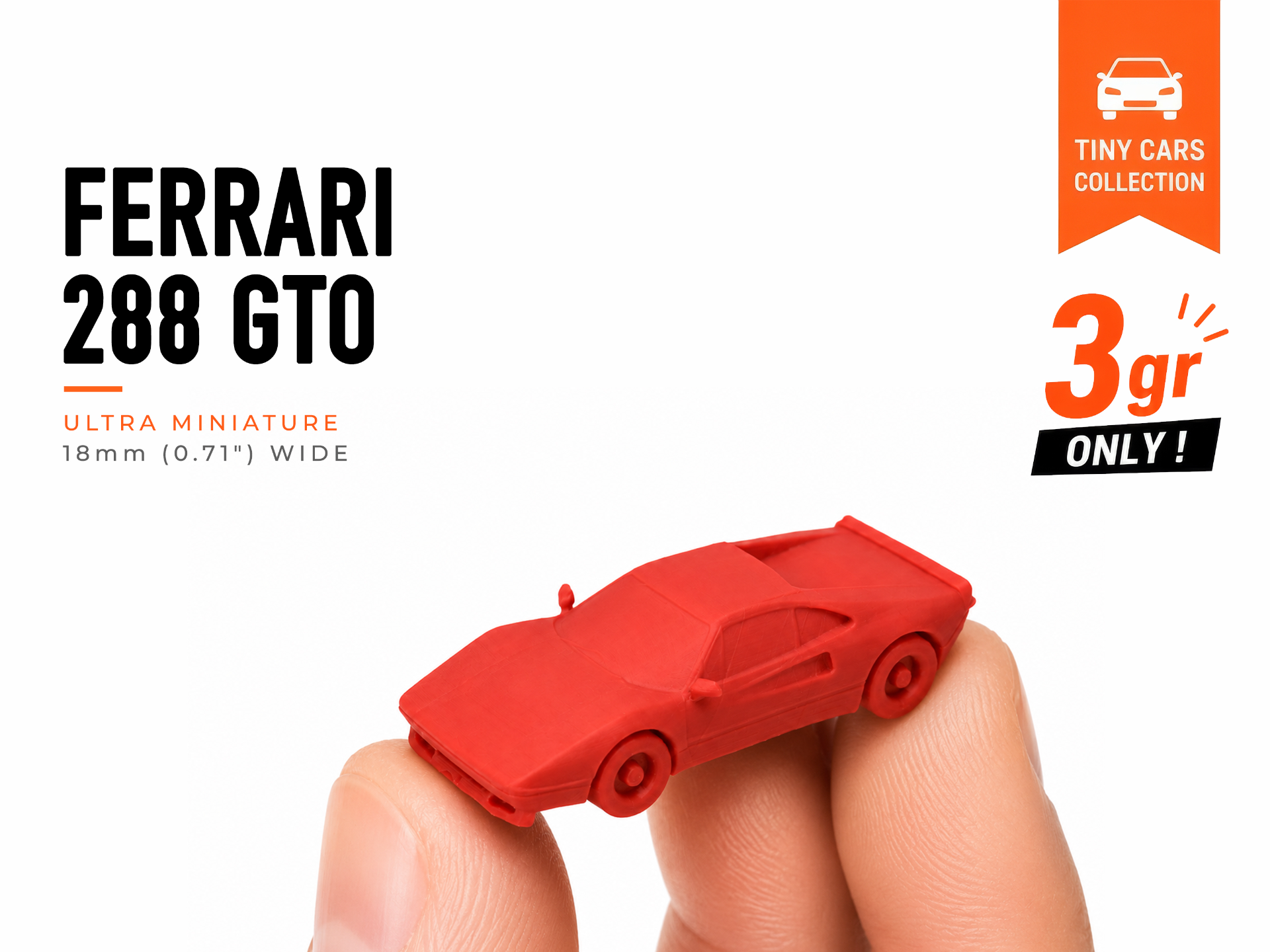 Tiny Ferrari 288 GTO - Mini Cars Series