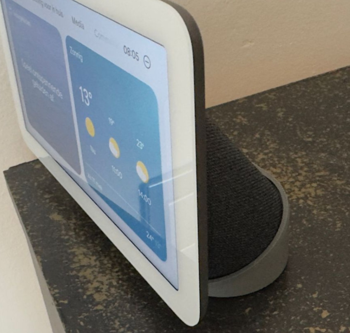 A stand for the Google Nest Hub