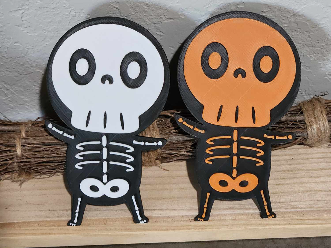 Little Cute Chubby Skeleton Decor