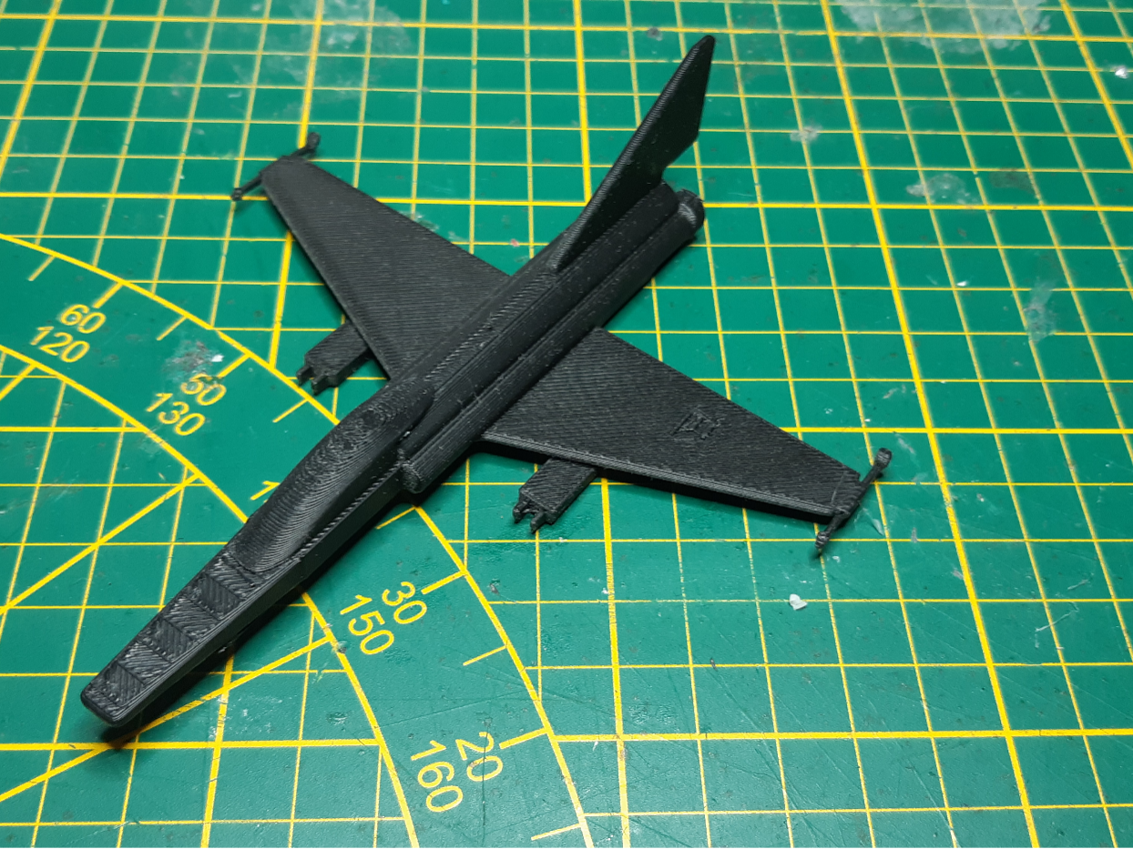 avion de chasse mk3 inspiré du F/A 18 Hornet