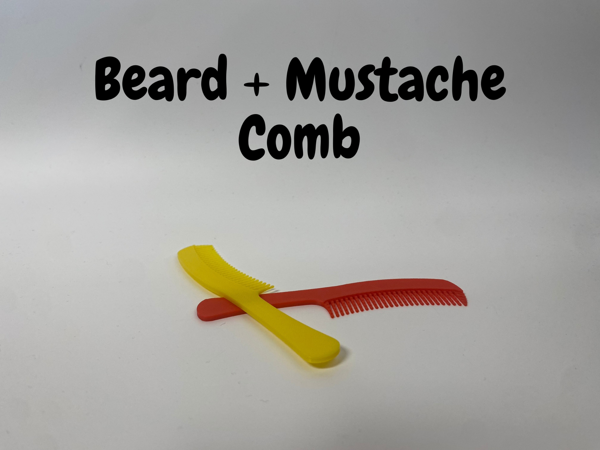 Beard + Mustache Comb - Print in Place
