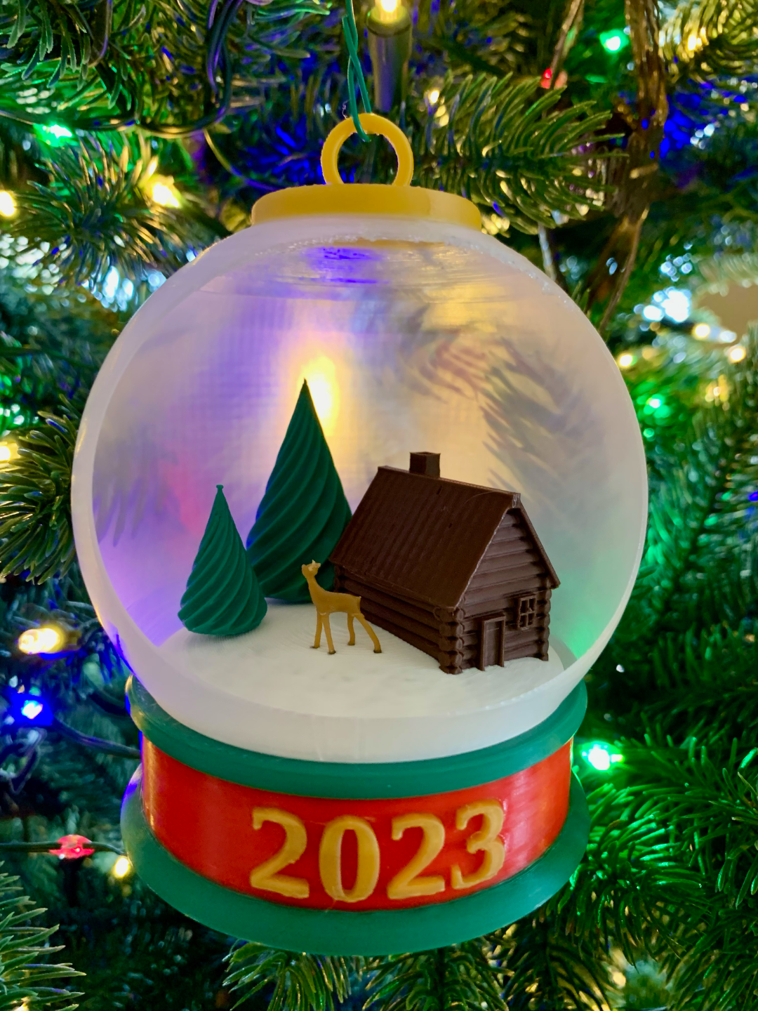 Holiday Christmas Ornament 2025 - Snow Globe