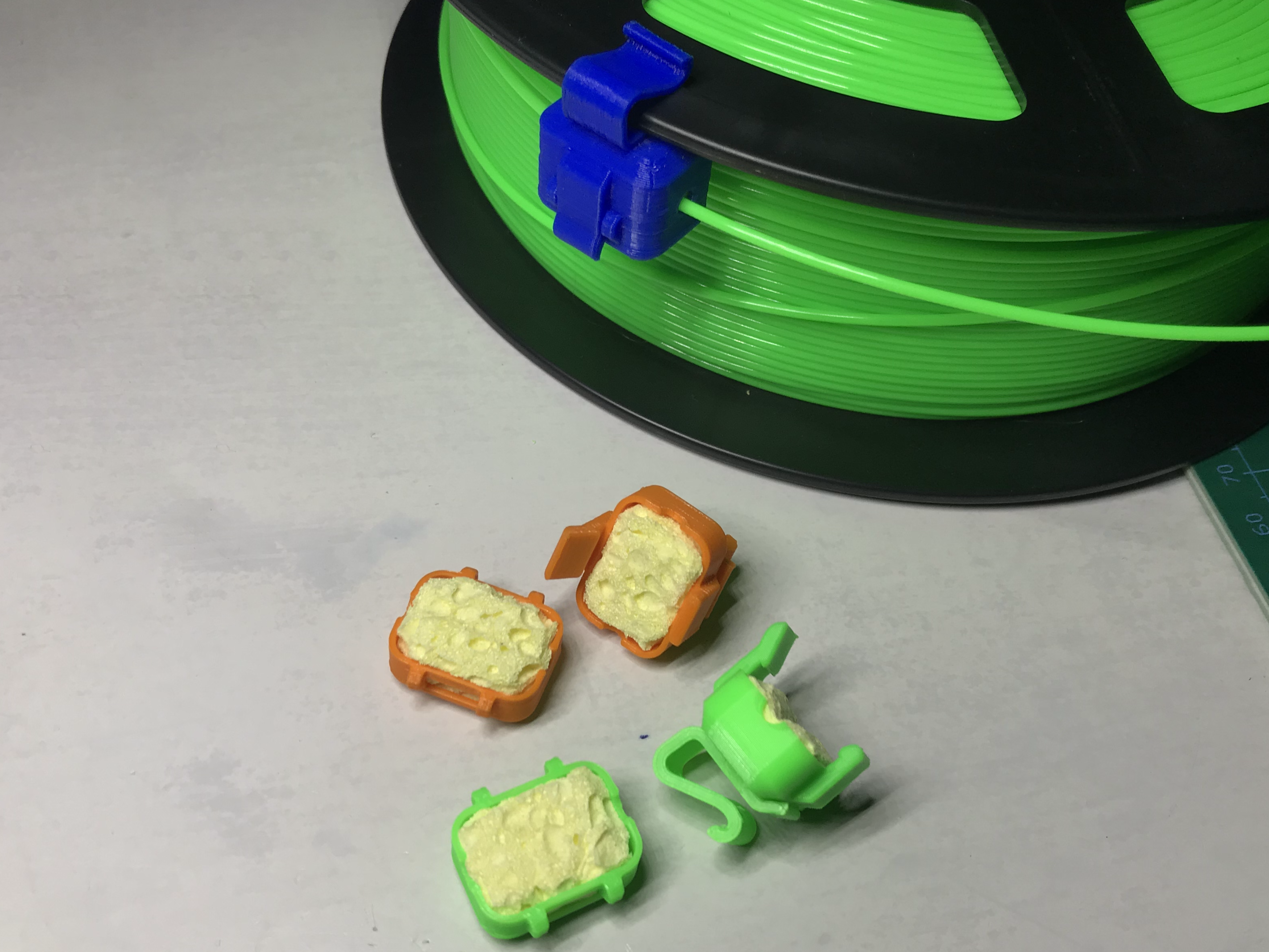 Filament Cleaner with Spool Clip