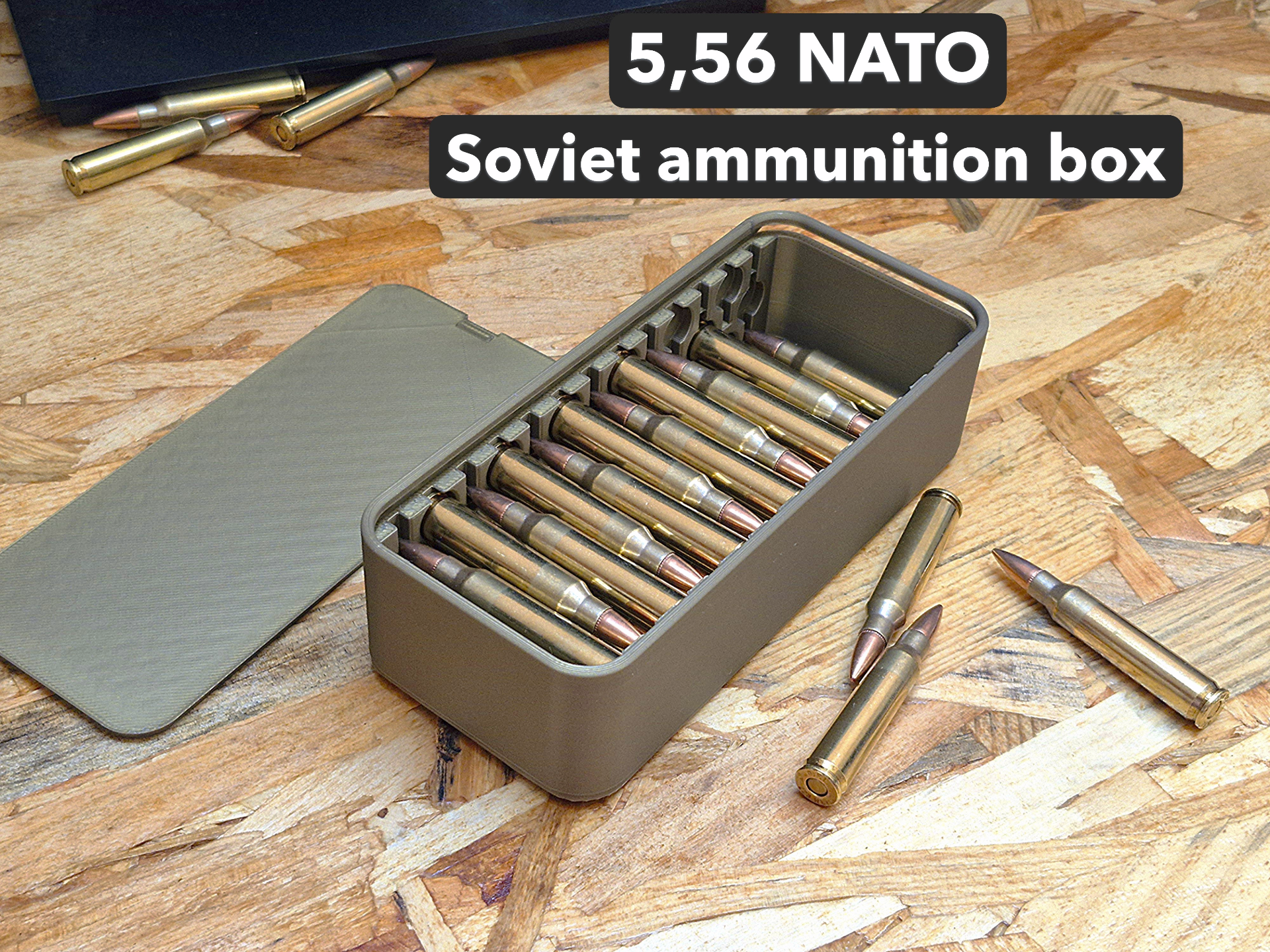 Soviet ammocan 5,56 Nato / .223