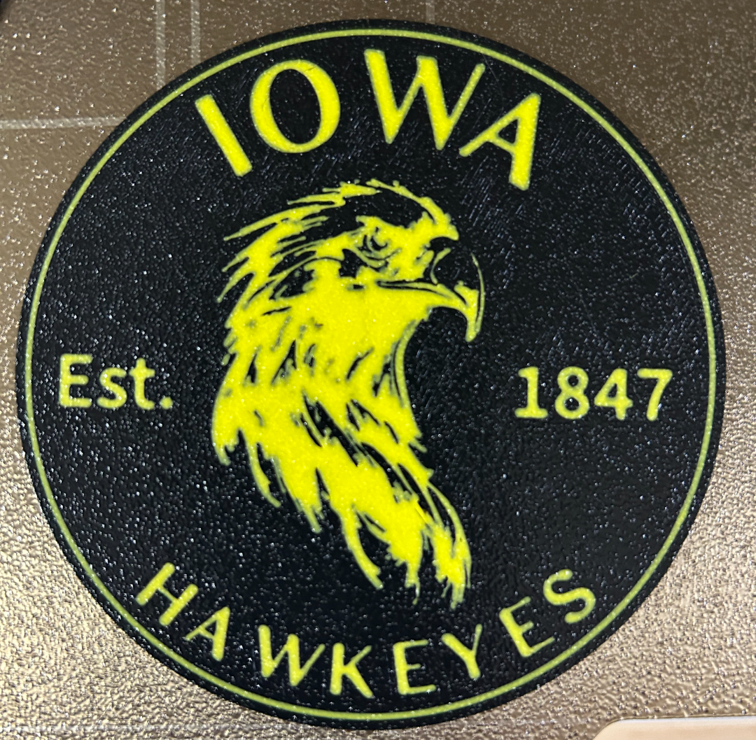 Iowa Hawkeyes Coasters