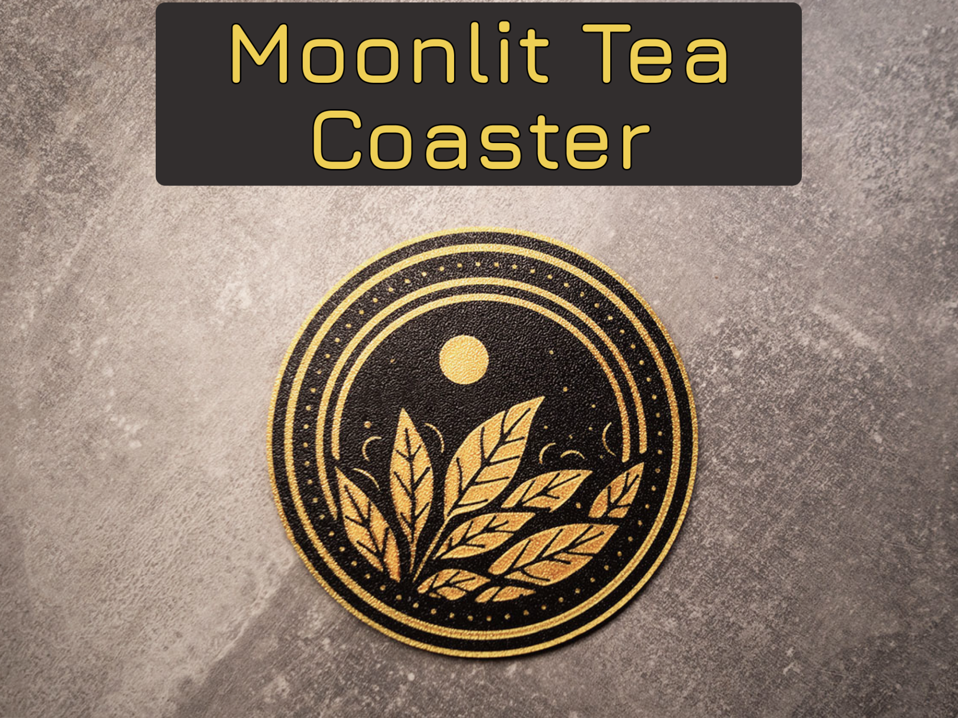 Moonlit Tea Coaster