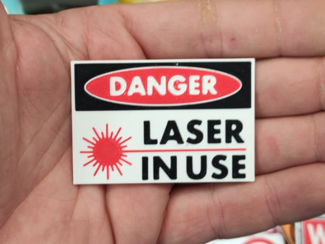 Danger Laser in use