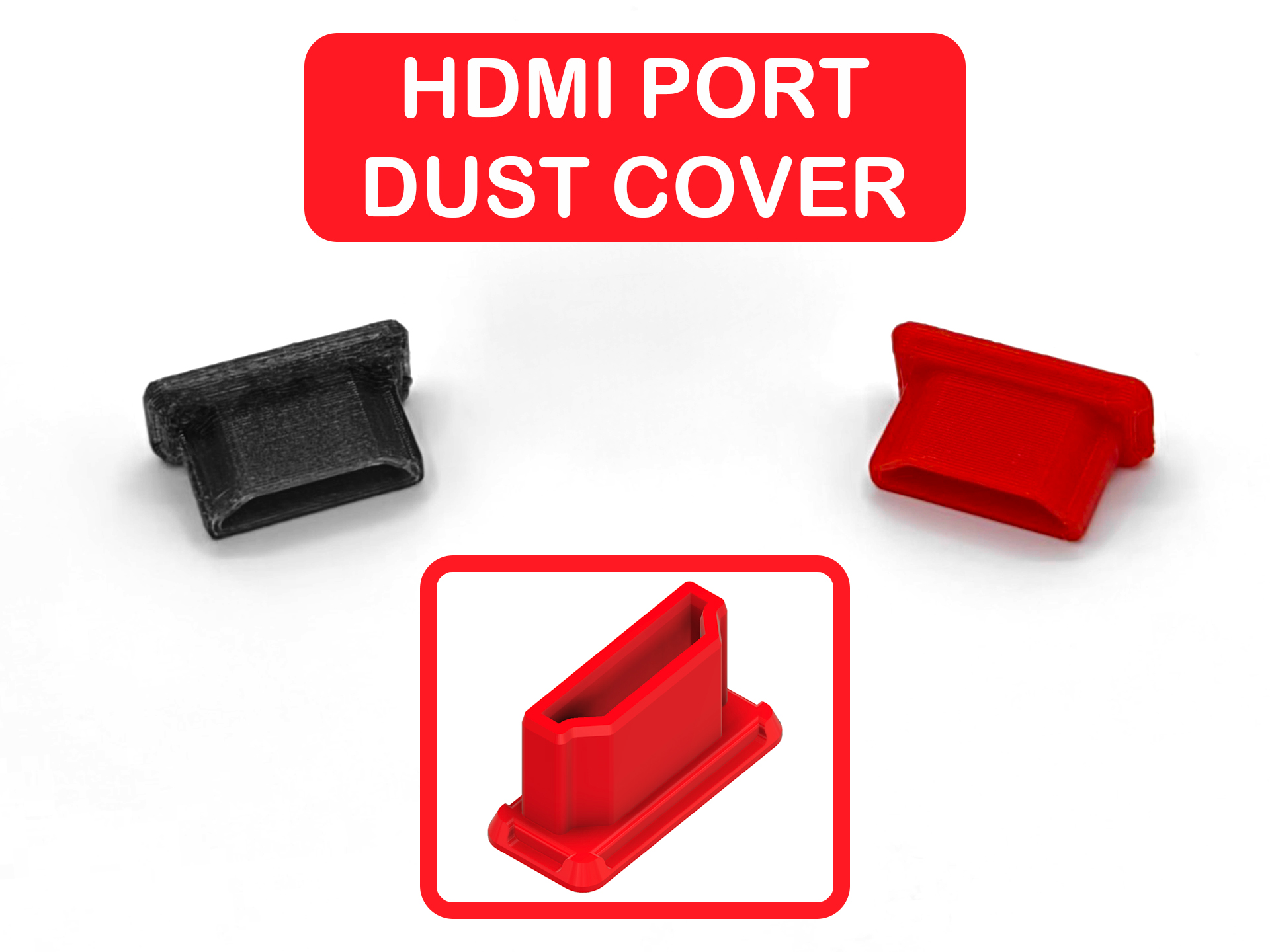 HDMI Port Dust Cover / Plug / Cap - Low Profile