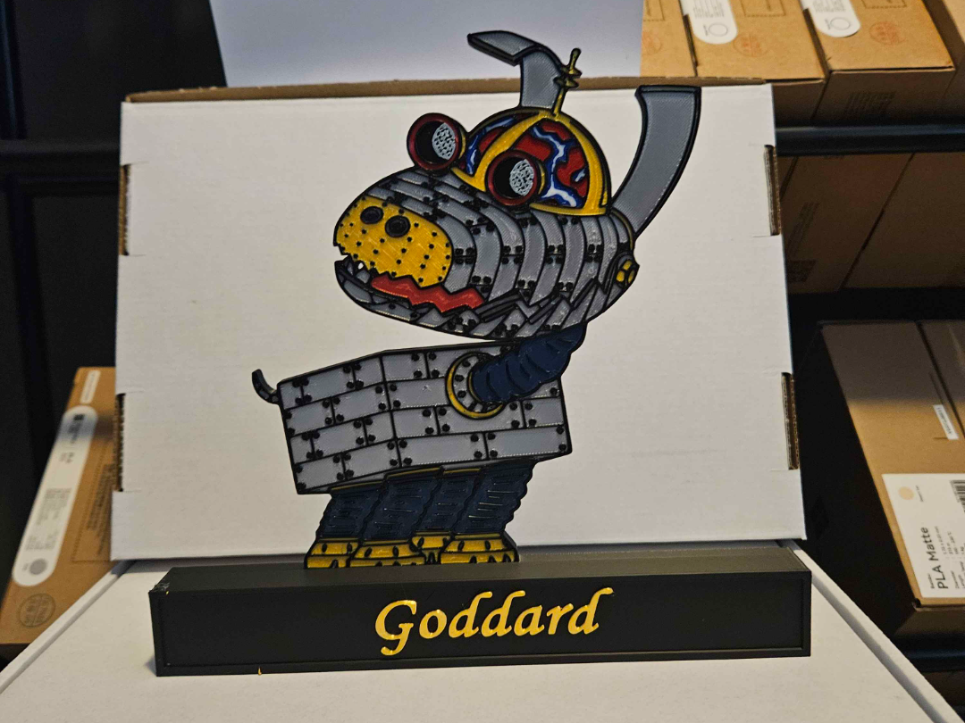Jimmy Neutron Goddard Robot Dog Display!