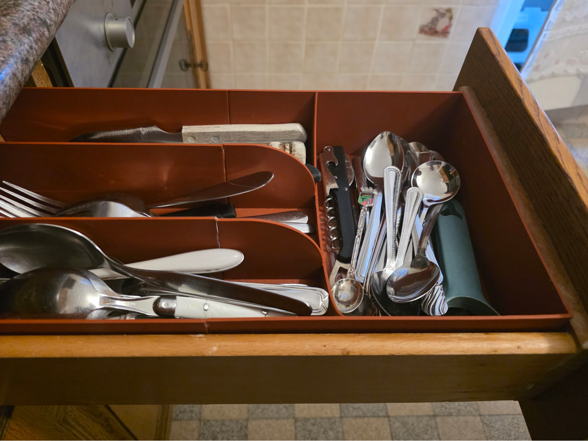Cutlery Holder for 20cmX40cm Drawer