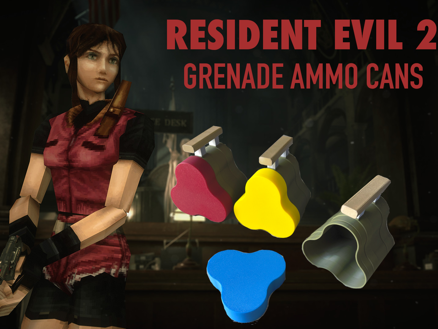 Resident Evil 2 Grenade Ammo Case