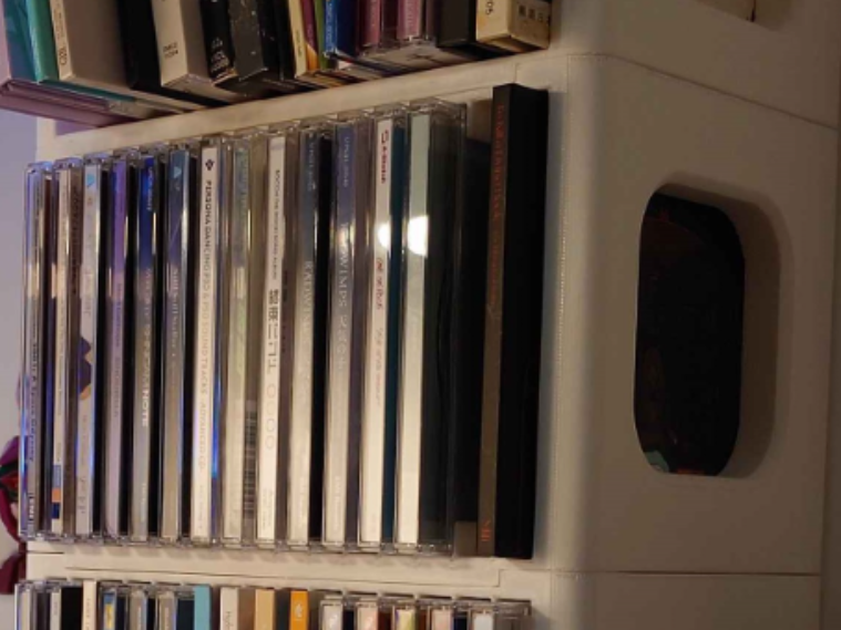 Modular Desktop CD Shelf
