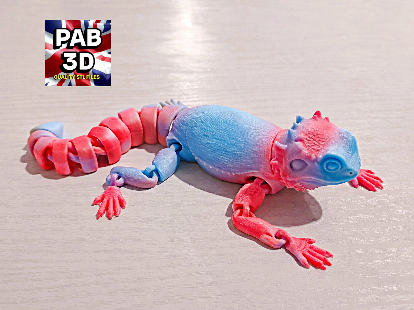 Articulated Bearded dragon flexi