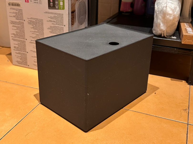 Caja almacenaje apilable con tapa (EDITABLE)