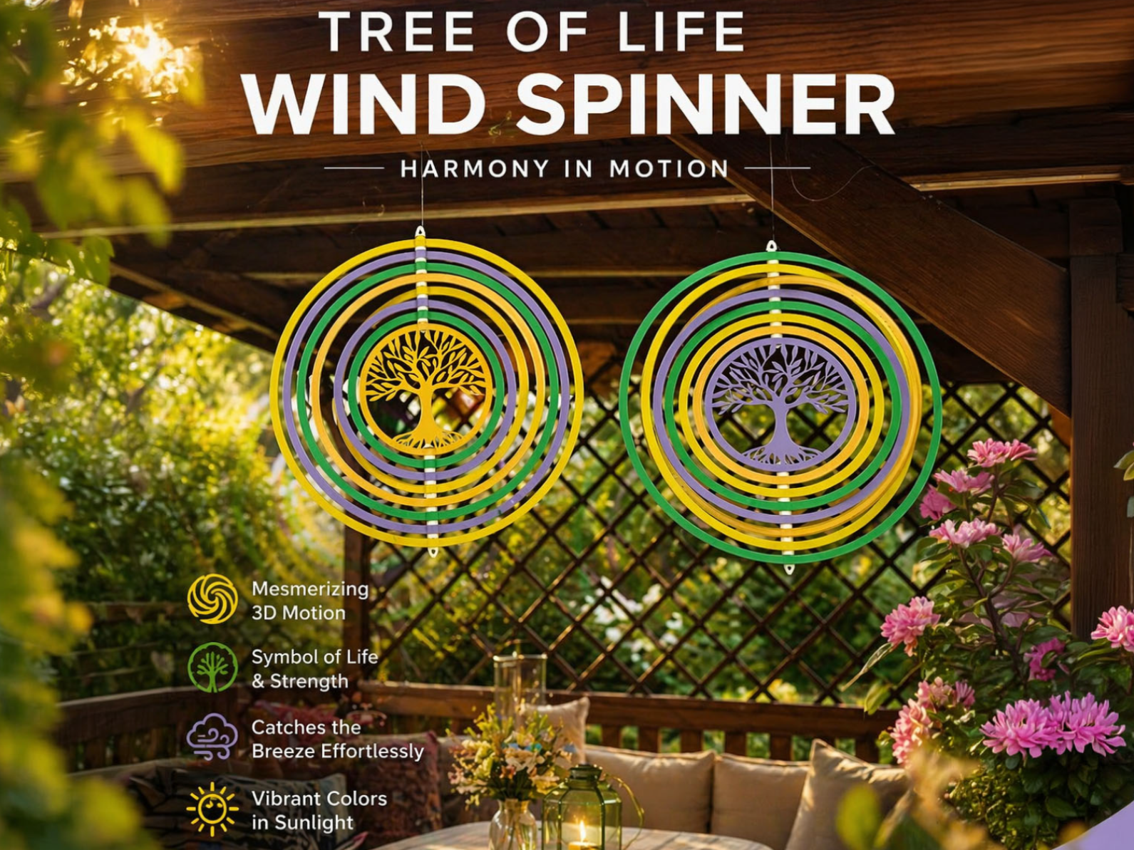 Tree of Life Wind Spinner