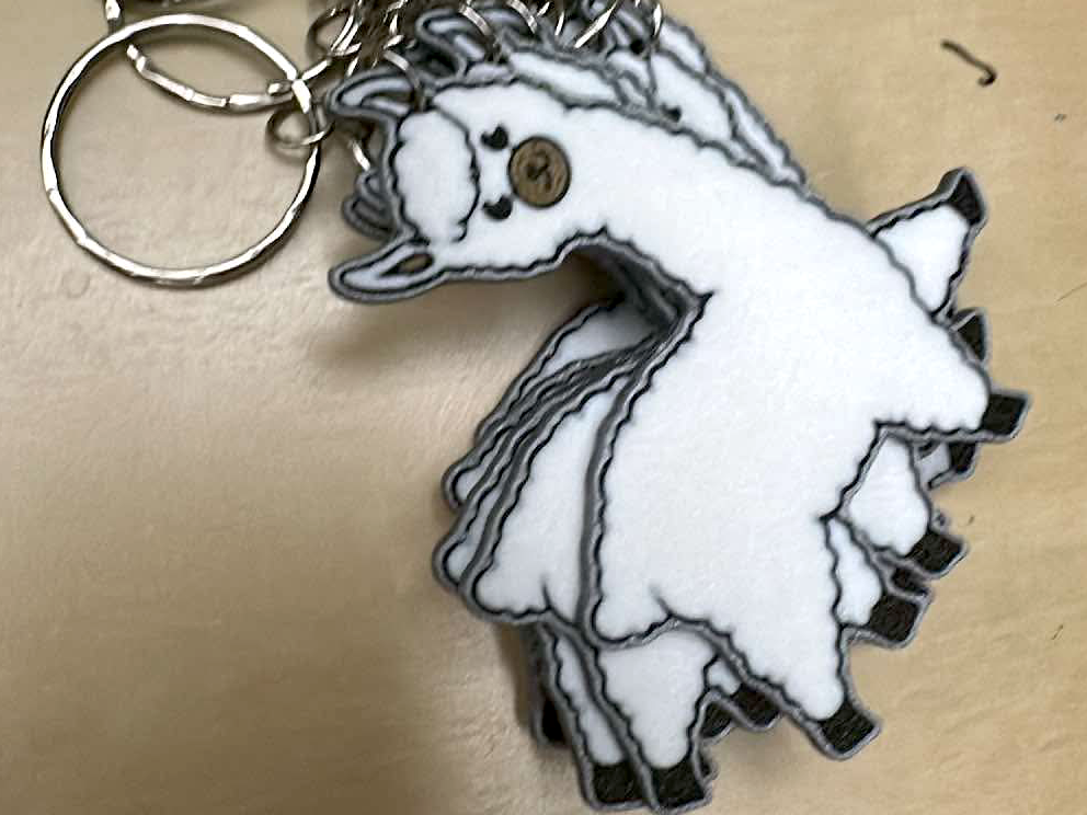 [keychain] Cute Alpaka