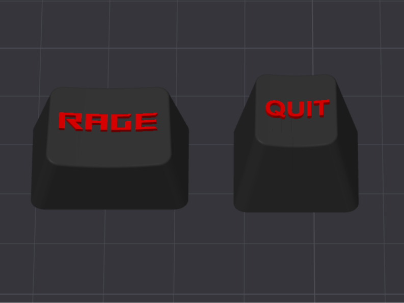 Rage Quit - ALT F4 Keycaps