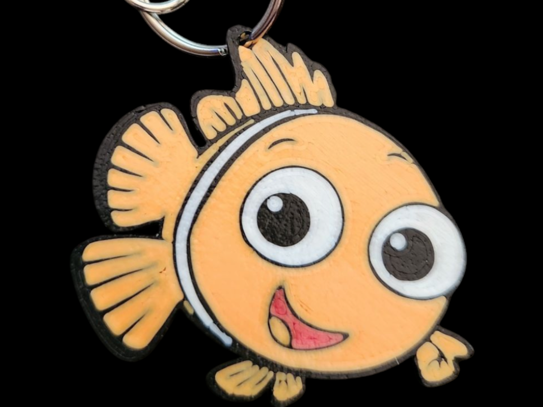 Clown Fish Keychain