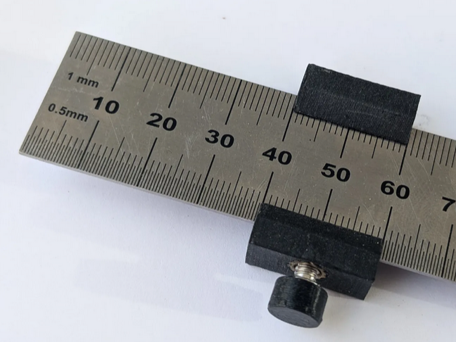 Ruler stop block