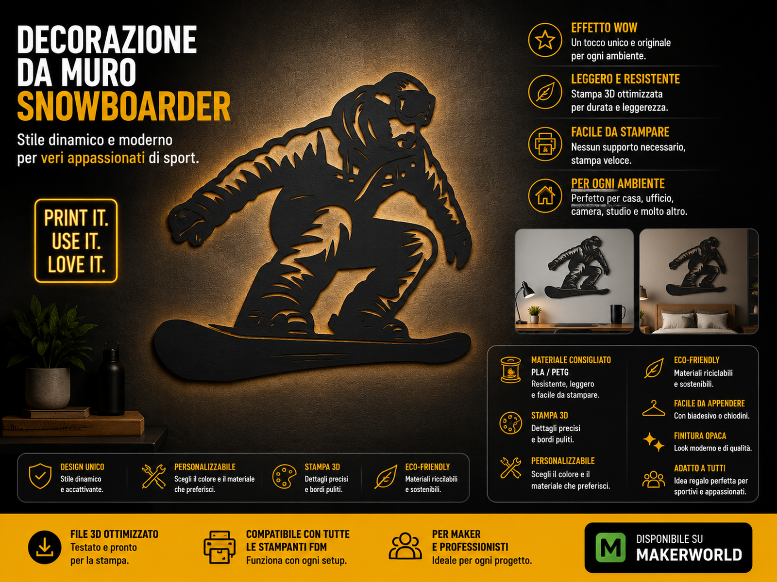 DECORAZIONE SNOWBOARDER EXPERT