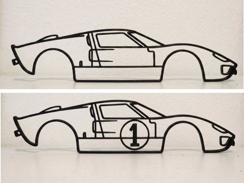 Ford GT40 mkii Wall Art