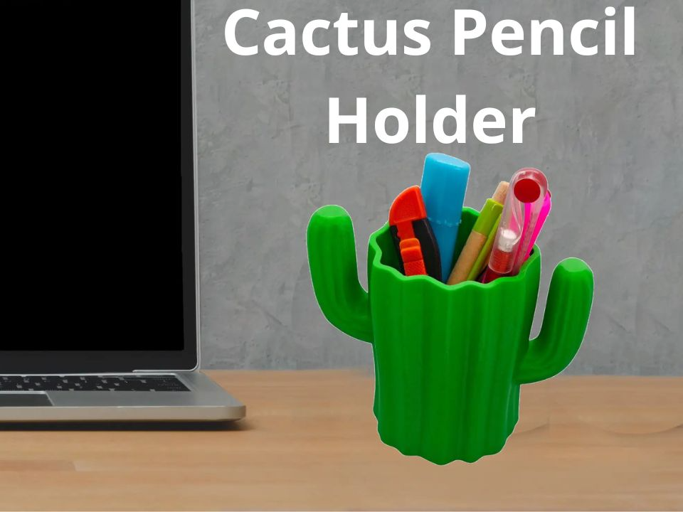 Cactus Pencil Holder