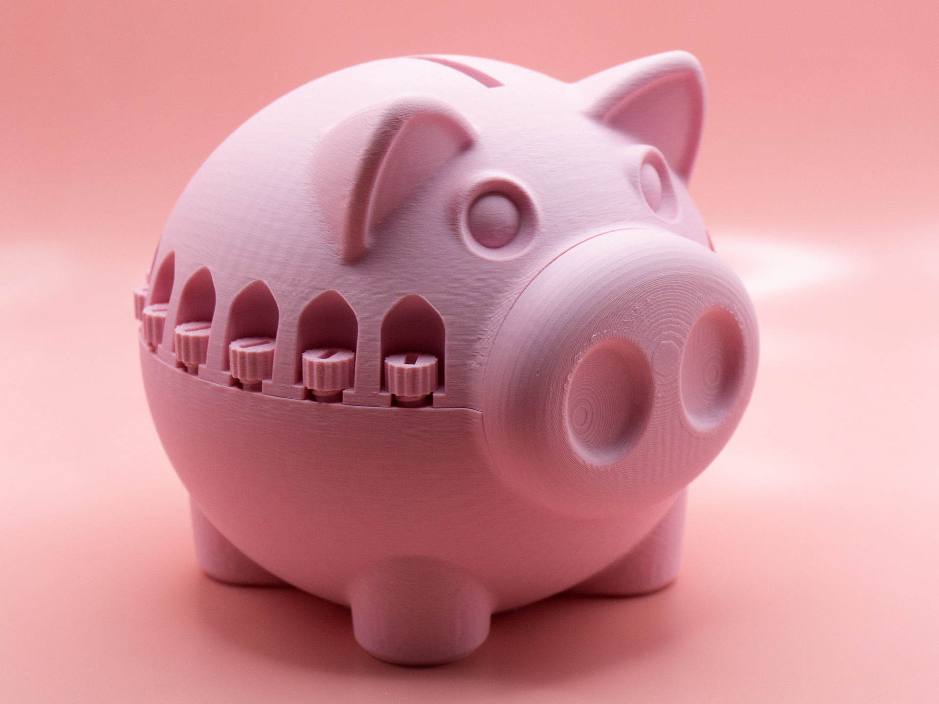 Frustrating Piggy Bank by Pork3D.com